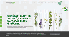 Desktop Screenshot of cleaneco.hu